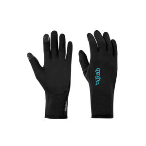 Rab Power stretch contact S, black Dámské rukavice