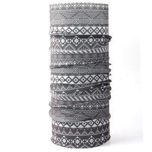 Husky  Printemp UNI, grey triangle stripes multifunkční šátek