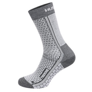 Husky Treking L (41-44), grey/grey Ponožky