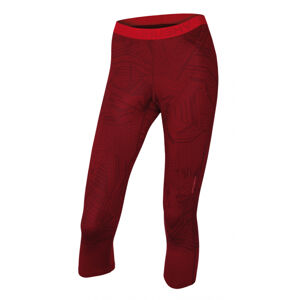 Husky Active winter pants L XL, tm. cihlová Dámské termo 3/4 kalhoty - podzim, zima