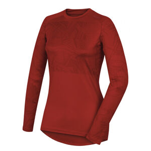 Husky Dámské triko s dlouhým rukávem XXL, červená Termoprádlo Active Winter