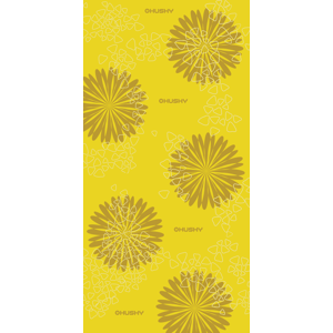 Husky  Daphne žlutá multifunkční šátek