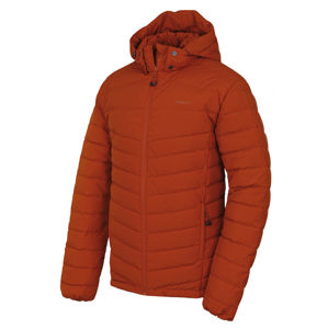 Husky Donnie M XL, oranžovohnědá Pánská péřová bunda