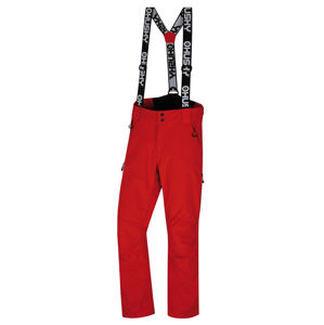 Husky  Galti M XL, červená Pánské lyžařské kalhoty