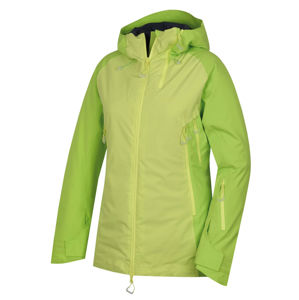 Husky Gambola L S, výrazně zelená / sv. zelená Dámská lyžařská plněná bunda