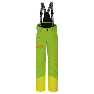 Husky Gilep Kids 134, zelená Dětské lyžařské kalhoty