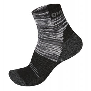 Husky Hiking M (36-40), černá/šedá Ponožky