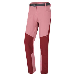 Husky Keiry L S, bordo/pink Dámské outdoor kalhoty