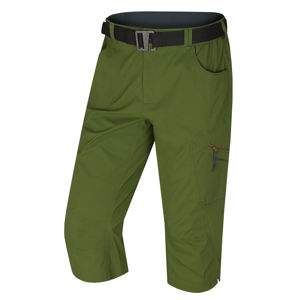 Husky Klery M XL, tm. zelená Pánské 3/4 kalhoty