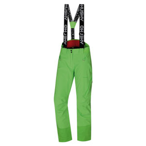 Husky  Mitaly L M, neonově zelená Dámské lyžařské kalhoty