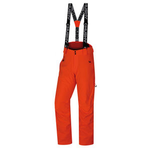 Husky Mitaly M M, neonově oranžová Pánské lyžařské kalhoty