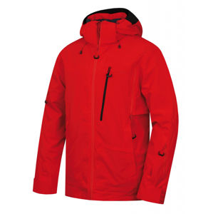 Husky  Montry M L, červená Pánská lyžařská bunda