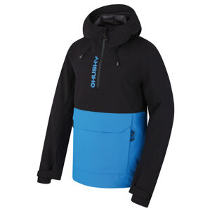 Husky Nabbi M XL, black/neon blue Pánská outdoor bunda