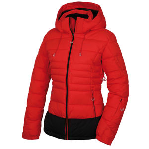 Husky  Nerel L XL, jemně červená Dámská plněná zimní bunda
