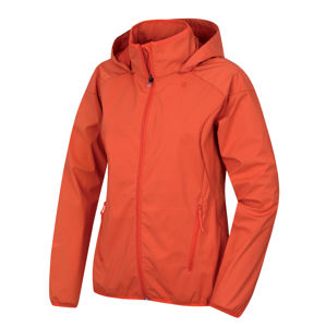 Husky Sally L XL, výrazně oranžová Dámská softshellová bunda