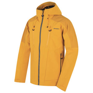 Husky Sevan M L, yellow Pánská softshell bunda