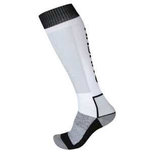 Husky Snow Wool L (41-44), bílá/černá Ponožky