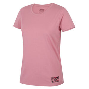 Husky Tee Base L M, pink Dámské bavlněné triko