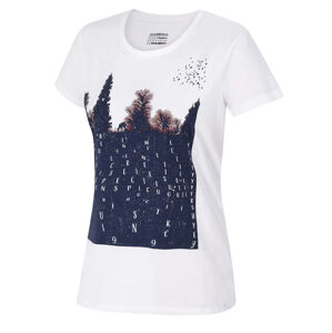 Husky Tee Forest L XL, bílá Dámské bavlněné triko