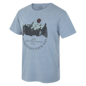 Husky Tee Forest M XL, sv. modrá Pánské bavlněné triko