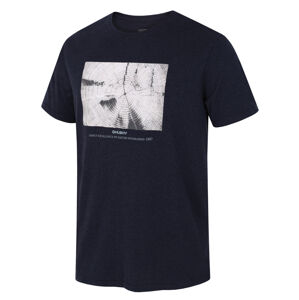 Husky Tee Rings M XXL, tm. modrá Pánské bavlněné triko