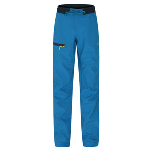 Husky  Zane Kids 152-158, modrá Dětské softshellové kalhoty