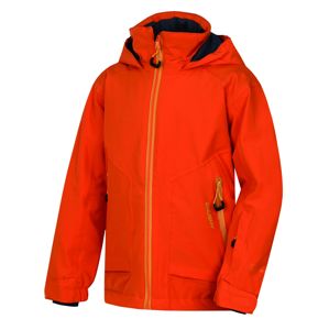 Husky Zengl Kids 134-140, tlumená oranžová Dětská ski bunda