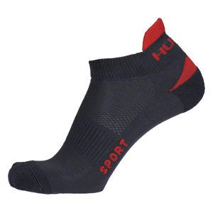 Husky  Sport M (36-40), antracit/červená Ponožky
