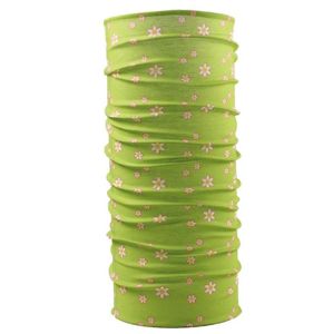 Husky  Printemp UNI, sv. zelená flowers multifunkční šátek