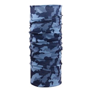 Husky Printemp UNI, tm. modrá camouflage multifunkční šátek