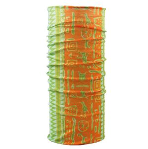 Husky Printemp UNI, oranžovo-zelená multifunkční šátek